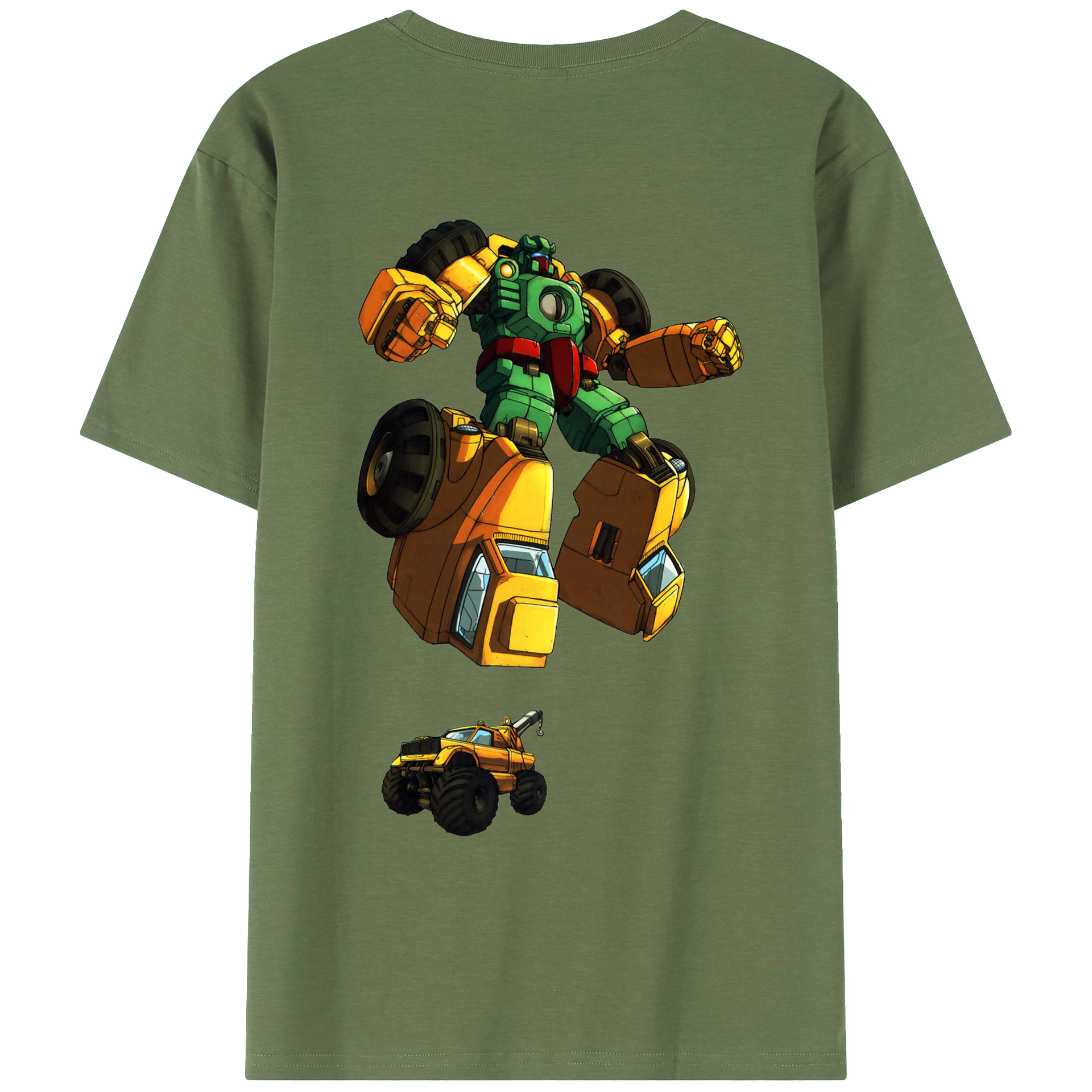 （画像用）  綿100％ メンズ半袖Tシャツ（バックプリント） 通気性